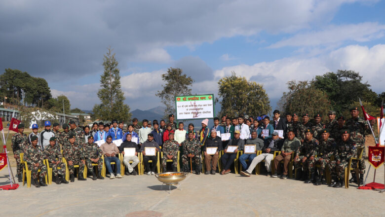 सेनाले आयोजना गरेको हाजिरीजवाफ प्रतियोगितामा सरस्वती मावि दिक्तेल प्रथम