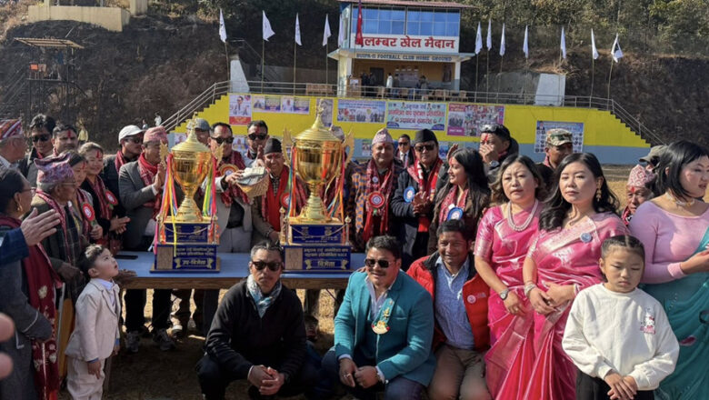 प्रभुराम राई आमन्त्रित फुटबल कप–२०८२ : आयोजक बुइपा–११ को विजयी यात्रा सुरु