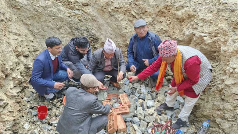 नेपाल पत्रकार महासङ्घ खोटाङको कार्यालय भवन निर्माणको काम सुरु 