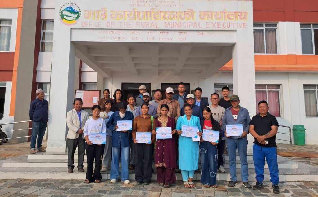 स्थानीयस्तरमा पत्रकार उत्पादन गर्न बराहपोखरीमा आधारभूत पत्रकारिता तालिम